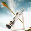 Archery Fletching Tool Fletching Jig Stainless Steel Clear Scale Adjustable