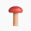Estika Wooden Nutcracker, Red Toadstool, Nutcracker, Wooden Mushroom, Walnut