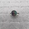 Sterling Mood Ring in Sterling Silver Plated, Color Changing Ring