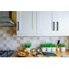 Ravinte 10 Pack Square Bar Kitchen Cabinet Handles Matte Black