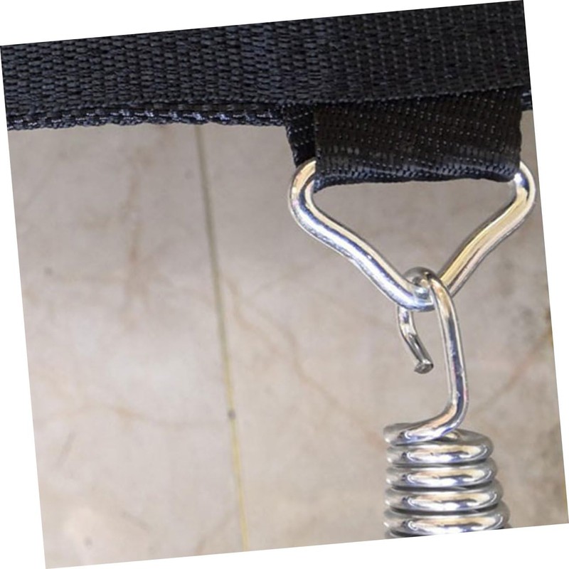 WOONEKY 45pcs Triangle Buckles for Trampoline Metal Rings for Safe