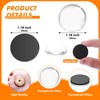 Aertiavty 72 Pcs Fridge Magnets Making Kit, 1.2 Inch Glass