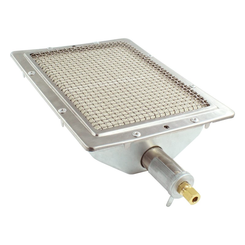 MOFLAME Ceramic Infrared DIY Heating Gas Burner with Gas Intake