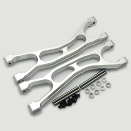 Aluminum Front or Rear Upper Arms for Traxxas 1/5 XMAXX X-MAXX 7729-1pr Set Silver