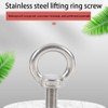6Pcs Eye Bolts, M8 Eye Bolt,Eye Bolts Heavy Duty for