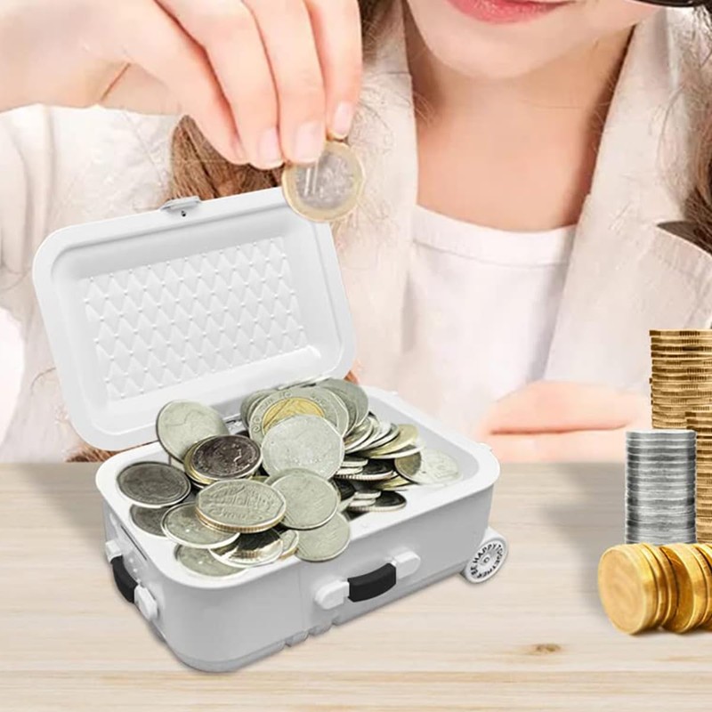 Tiardey Miniature Suitcase Simulation Travel Suitcase Creative Money Bank for