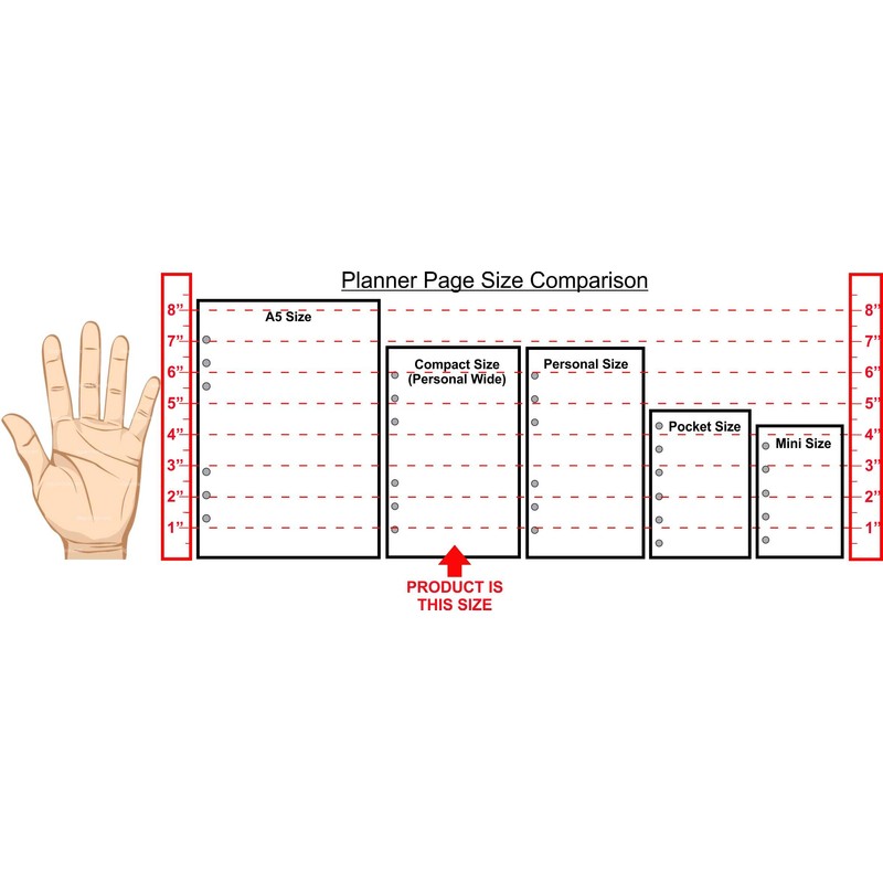 Personal-Wide Sized Auto Fuel and Maintenance Log, Sized and Punched