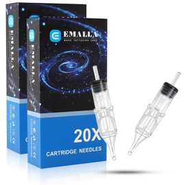 Emalla 40Pcs Mixed Size 1203RL 1205RL 1207RL 1209RL 0.35mm Professional for Beginners or Artists