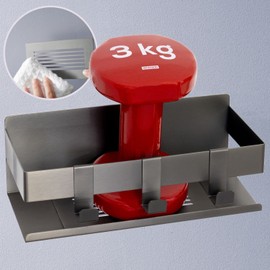 DEKAZIA Shower Shelf No Drilling Grey Shower Shelf No Drilling Shower Basket No Drilling Bathroom Shelf No Drilling Shower Shelf Grey Shampoo Holder for Shower Storage Bathroom Shelf No Drilling