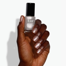 LONDONTOWN Shimmer Nail Highlighter - Multi-Dimensional Iridescent Finish Nail Polish Treatment, Vegan Cruelty Free, Soft Shimmery Multi-Tonal White, Mirror Ball - .40fl oz