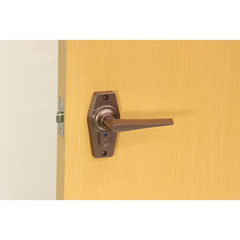 Kawaguchigiken Home Lever Brown Color Display Lock HL-4CB