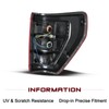 JSBOYAT Halogen Tail Light Assembly Replacement for 2021 to 2024