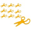 Plastic Dough Scissors | Straight Cut | Pack of 10