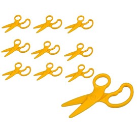 Plastic Dough Scissors | Straight Cut | Pack of 10