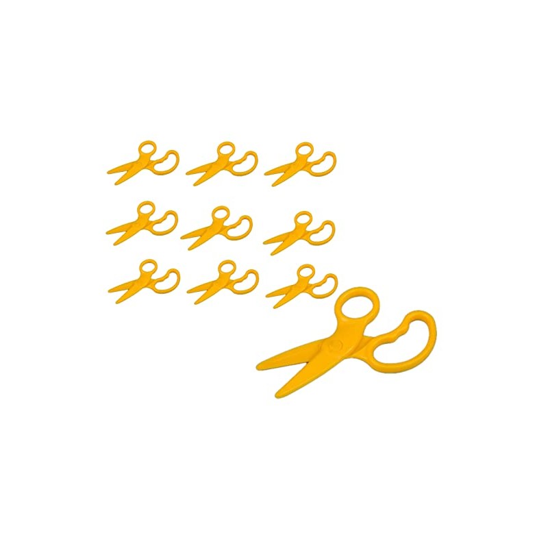 Plastic Dough Scissors | Straight Cut | Pack of 10