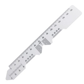 Yocimango Wear Resistant PD Ruler Glasses Pupil Distance Ruler Measure Pupillary Distance Scale Order Online Pupil Distance Measurement Tool for Eyeglasses -1PCS