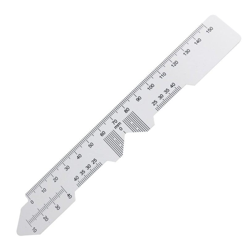 Yocimango Wear Resistant PD Ruler Glasses Pupil Distance Ruler Measure