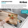 KRAUS WasteGuard 1/2 HP Continuous Feed Garbage Disposal with Ultra-Quiet