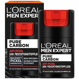 L'Oréal Men Expert 5in1 Pflegeset gegen Unreinheiten für Männer, Mit XXXL Duschgel, XXL Deoroller und Gesichtscreme, Set für Herren mit Karbon, Pure Carbon, 3-teilig
