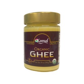 100% Organic Ghee, Grass-Fed Clarified Butter, Kosher & Organic Certified, Vegetarian Paleo, Keto or Whole30®