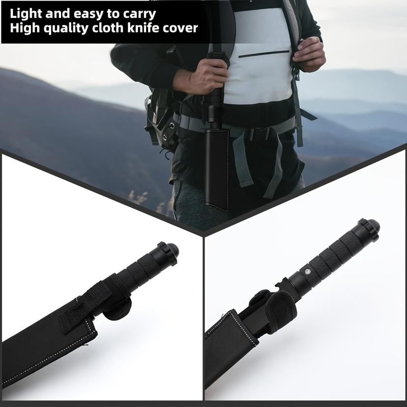 Kitchen Knife, Fixed Blade with Sheath, Multi-purpose Household, Camping, Barbecue,