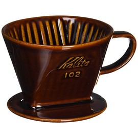 Carita Ceramic Coffee Dripper 102-Roto Brown (50205)