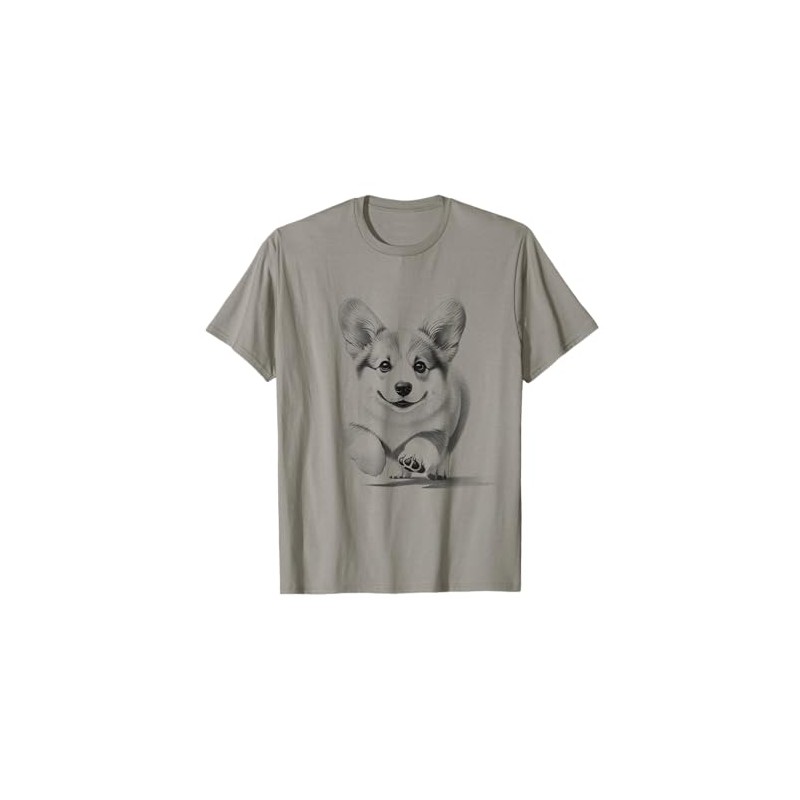 Pembroke Welsh Corgi Running Design Idea For Dog Owner Men