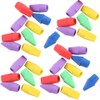 Vctitil 400Pcs Pencil Top Erasers Cap,Random Colors Pencil Top Erasers