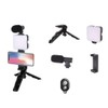Tripod selfie stick with Bluetooth remote control function with Light