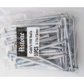 Astone galvanised Round Nails (50, 75mm)