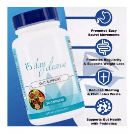 milamiamor 15-Day Cleanse - Gut and Colon Support | Caffeine-Free Advanced Formula |Non-GMO