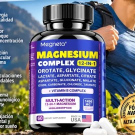 Complejo Magnesio 1496 Vitamina Cápsulas Diario
