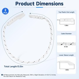 LEYURISE 13.6" Dishwasher Door Cable Compatible with Frigidaire 154578801