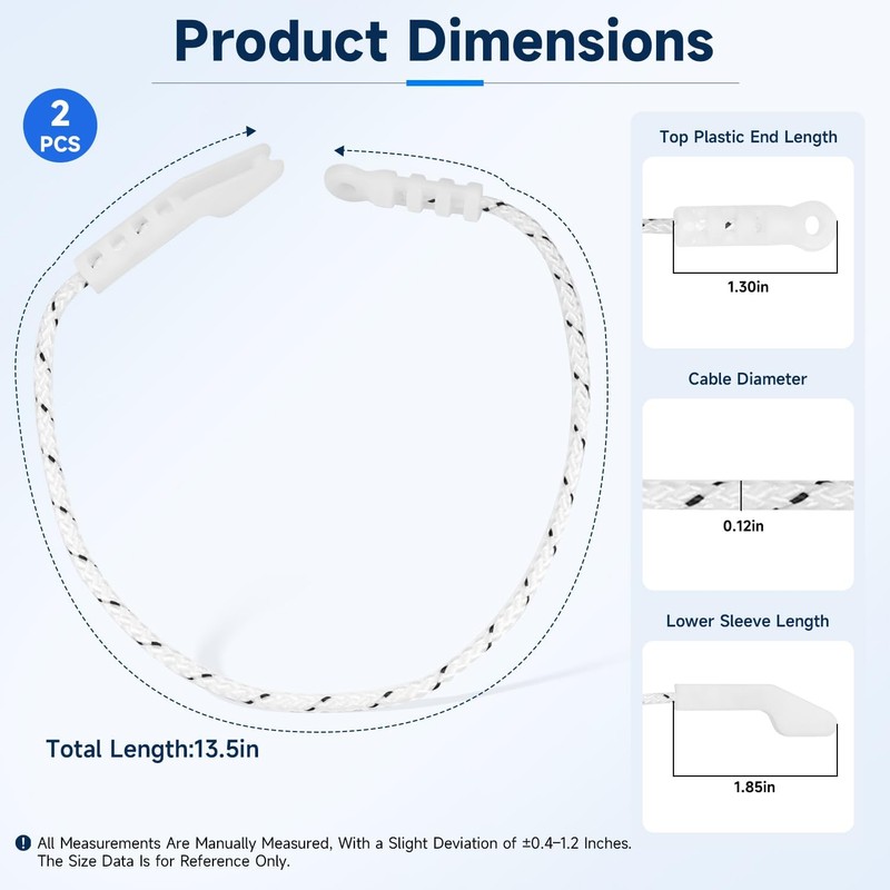 LEYURISE 13.6" Dishwasher Door Cable Compatible with Frigidaire 154578801