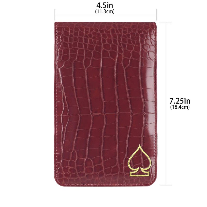 CRAFTSMAN GOLF Crocodile Pattern Golf Scorecard Holder and Yardage Book