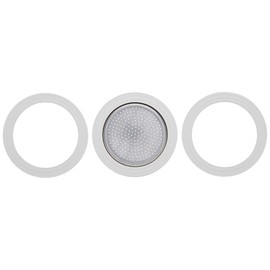 Bialetti 0800001 3 Guarnizioni e 1 Piastrina, 1 Tazza, Aluminium, Caoutchouc, Multi