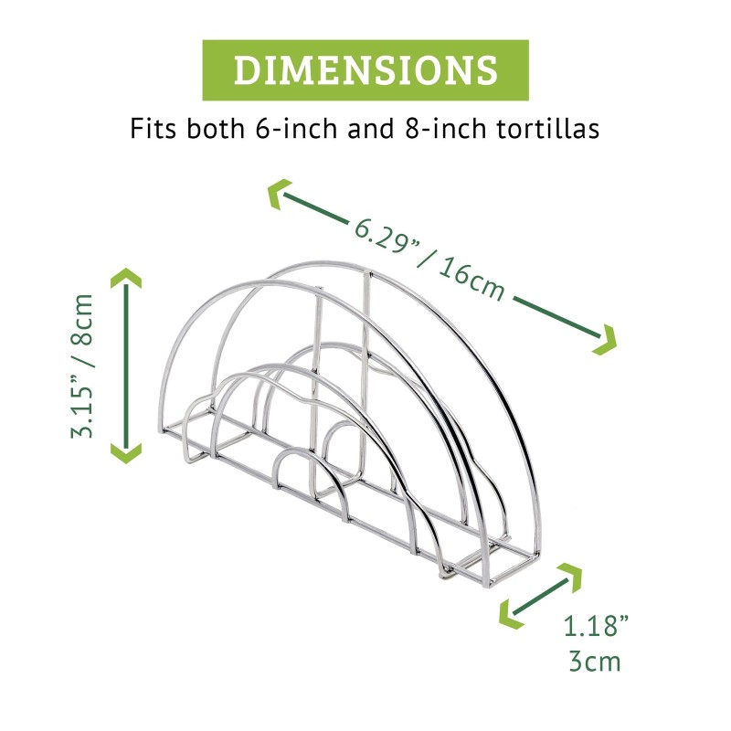 Chef Tacos 2Pack Premium Taco Shell Molder for Oven &