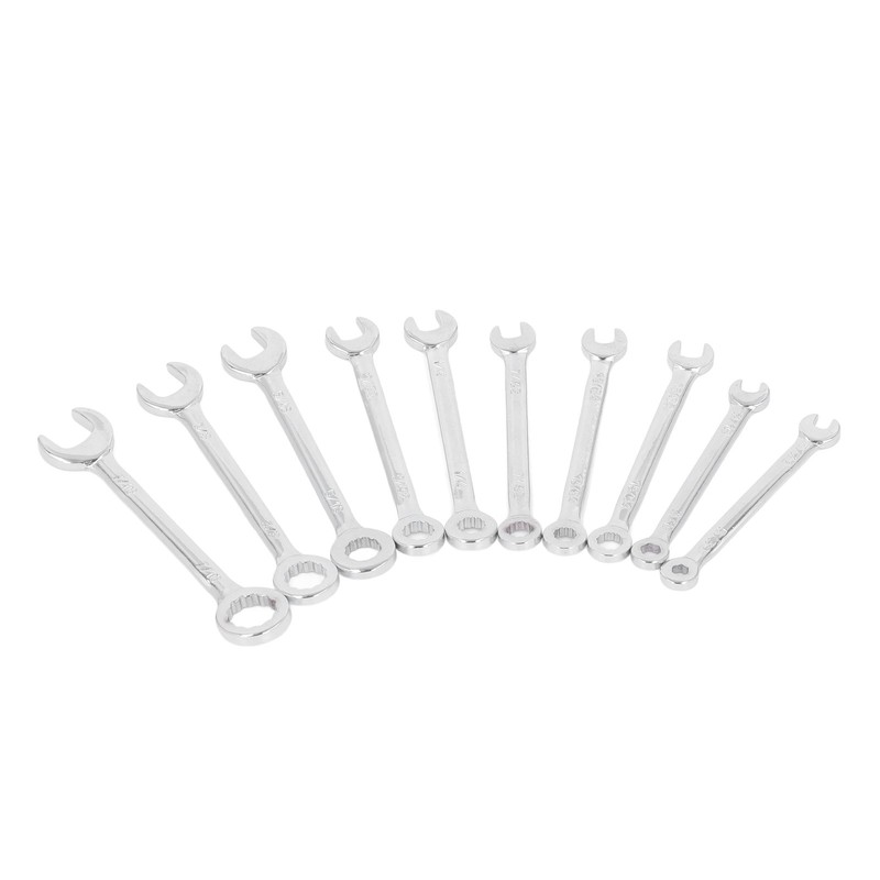 10PCS Wrench Set Chrome Vanadium Steel Flexible Mini Combination Wrench