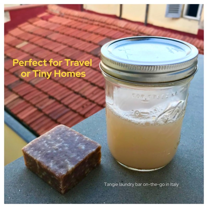Tangie Laundry Concentrate Bar – Fragrance Free, Dye Free, Safe