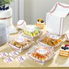 Tioncy 50 Pack Baseball Charcuterie Boxes with Clear Lids and