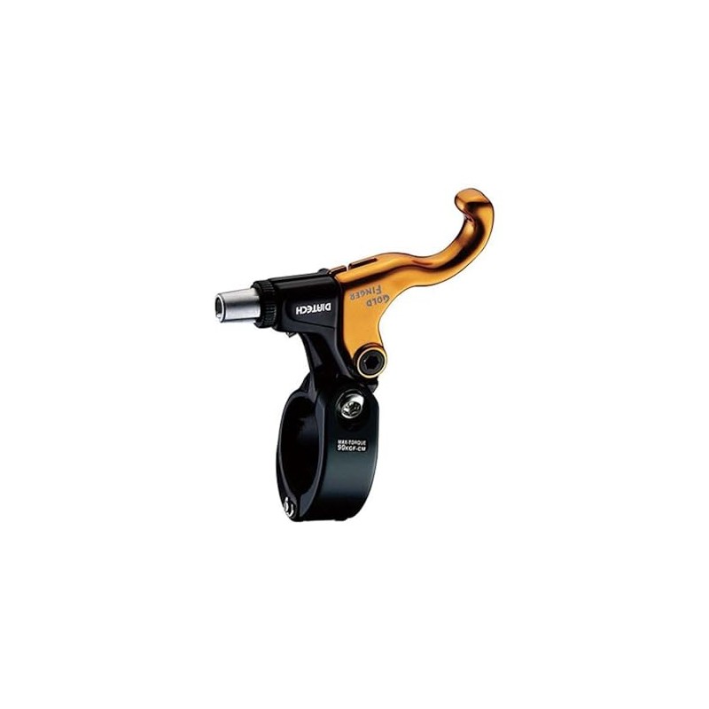 DIA-COMPE TECH99 GOLD FINGER 31.8 Brake Lever, Black/Gold, Left