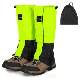 yuuzue Leg Gaiters for Hiking - Waterproof Adjustable Gaiters for Men & Women, Snow Boot Gaiters | Lightweight Durable Hiking Accessories | Ideal for Hiking Walking Climbing Hunting Skiing