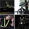 2 Pieces Reflective Vest for Cycling Motorcycle Running, 360° High