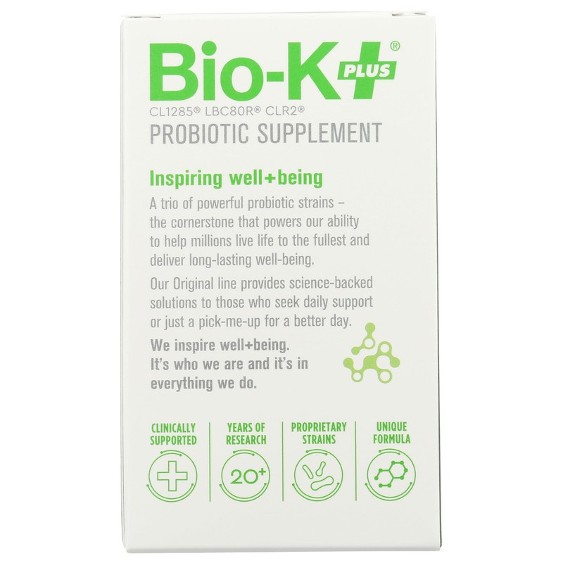Bio-K + Extra Care Probiotic Supplement Capsules for Adult Men