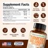 Turmeric Curcumin Supplement with Ginger Root for Joint Support, Digestive