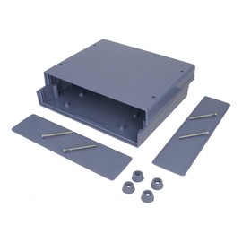 Fielect Junction Box Electrical Project Box ABS Plastic Project Box Enclosure Case, Gray 5.91" x 4.72" x 1.57"