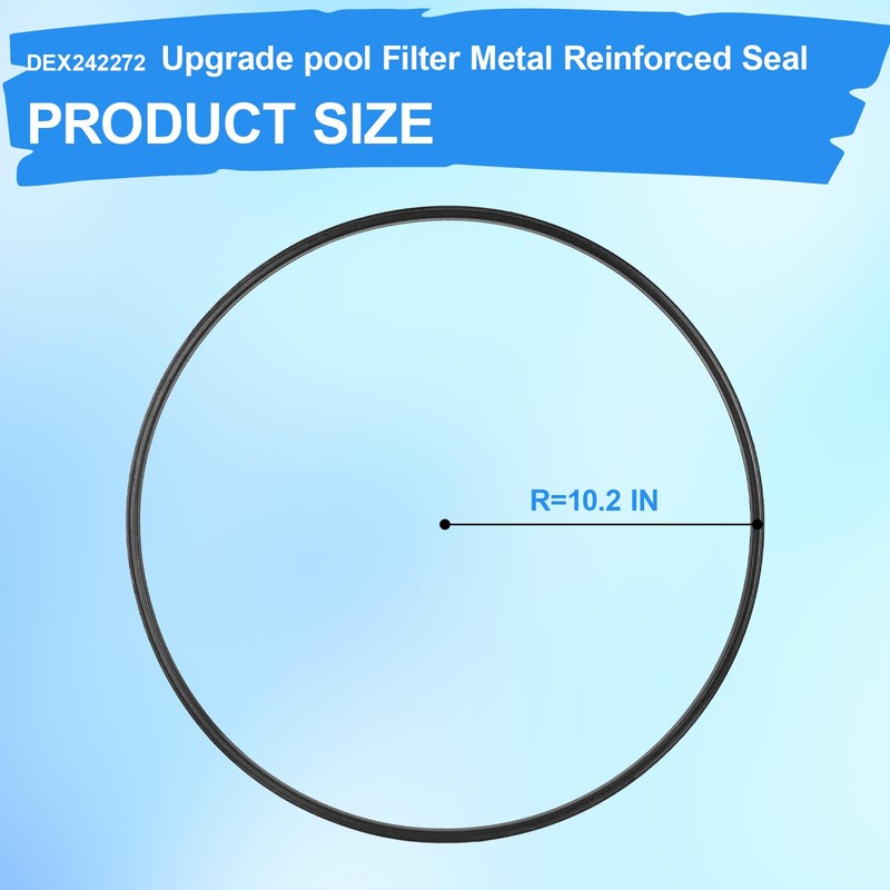 AQDD DEX2422Z2 Metal Reinforced Seal Replacement for Hayward C2030/C3030 C4030/C5030/C7030