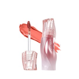 Wirwody Lip Gloss, Tint Trip, Waterlight, Lipstick, Glossy, High Color, Glossy, Difficult to Fall Out, Long Lasting, Moisturizing 6 Colors, For Beginners to Makeup, #2 Orange