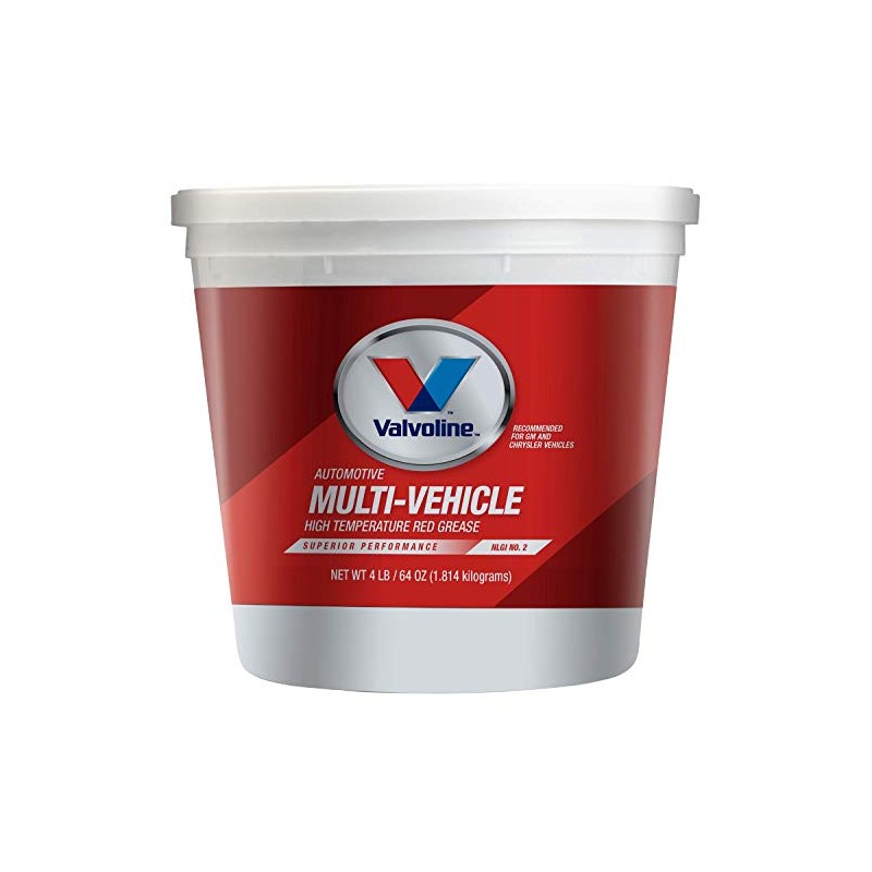 Valvoline Multi-Vehicle High Temperature Red Grease 4 LB Tub