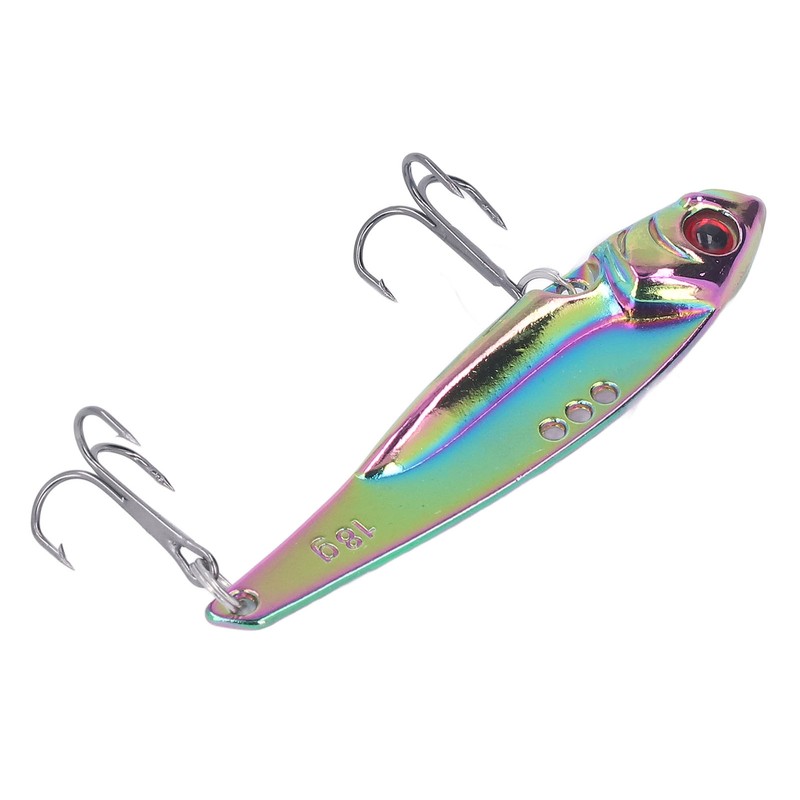 10PCS Fish Shape Artificial Bait High Simulation Aluminum Alloy Fishing
